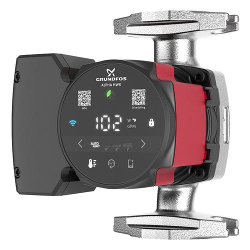 Grundfos ALPHA HWR 15-29 SF/T Smart ECM Circulator Pump (115 V)